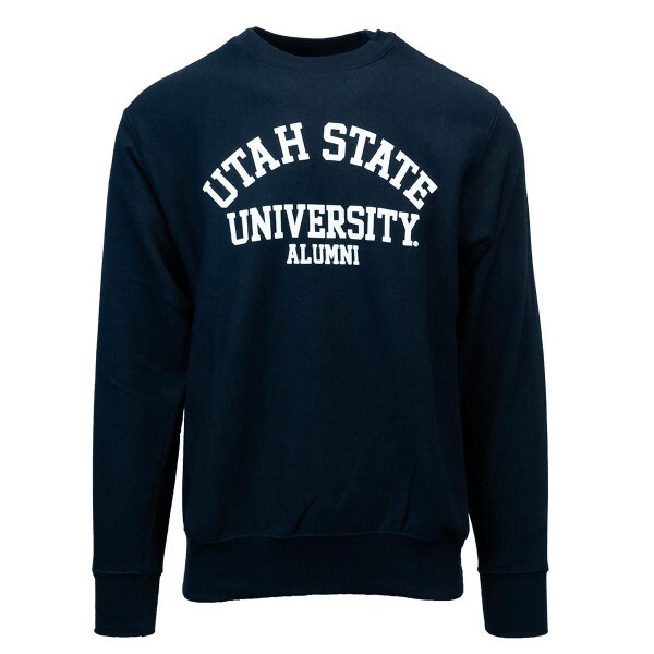 utah state university alumni crew sweatshirt navy